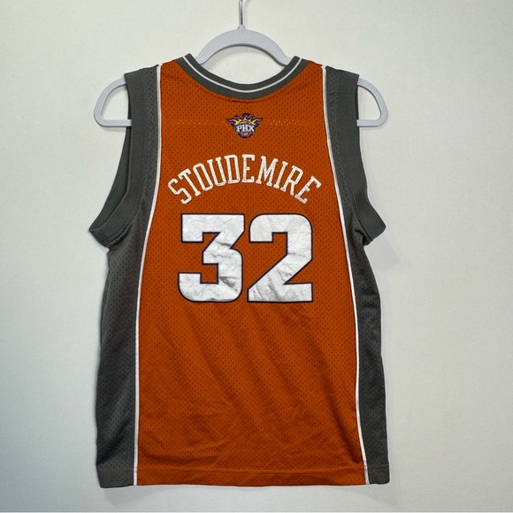 Y2K Nike NBA Basketball Phoenix Suns Amare Stoudemire #32 Boys Jersey Medium - Picture 6 of 9